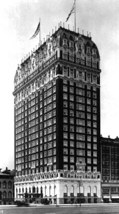 The Blackstone Hotel in Chicago in 1912.