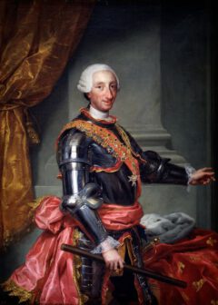 Carlos III, King of Spain, circa 1761.