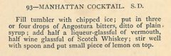 Charlie Paul, 1887, Manhattan Cocktail.