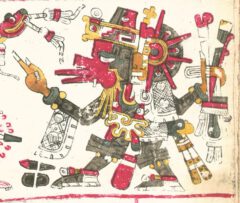 Quetzalcoatl, from the Codex Borgia.