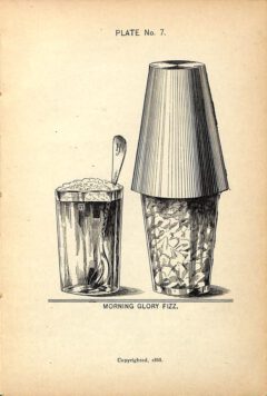 Harry Johnson, 1900, New and Improved Bartender's Manual, page 111 - Morning Glory Fizz.