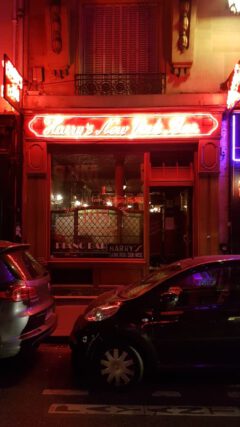 Harry's New York Bar in Paris.