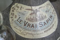 Historical label of the Vrai Sapin.