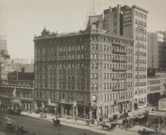 Hotel Cadillac, later Hotel Wallick, in 1906.