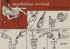 Manhattan Cocktail. H.Loeb, Jr., Nip Ahoi, 1954. Page 35.