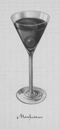 Manhattan. Wilhelm Stürmer, Cocktails by William, 1949. Page 72f.