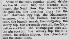 St. Paul Daily Globe, 19. September 1886, page 16 - Poems in Cocktail.