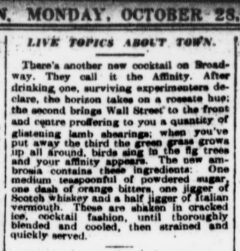 The Sun, 28. October 1907, page 4, Live Topics About Town.