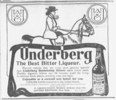 Underberg, 11. April 1905, The Sun, page 6.