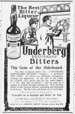 Underberg, 28. November 1905, The Sun, page 14.