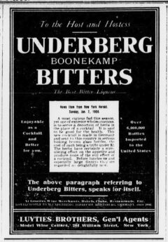 Underberg, 30. January 1906, The Sun, page 5.