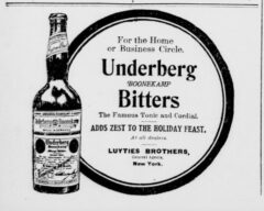 Underberg, 15. November 1906, New-York Tribune, page 14.