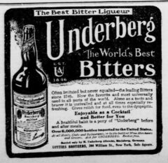 Underberg, 16. September 1907, New-York Tribune, page 3.