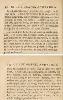 William Buchan: Domestic Medicine. 1774. Page 352 and 354.