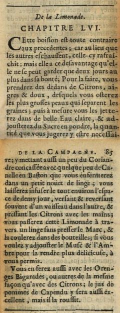 Nicolas de Bonnefons: Les delices de la campagne. 1654. Page 84-85.