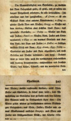 David Schöpf: Reise durch einige der mittleren und südlichen vereinigten nordamerikanischen Staaten, Zweyter Teil, 1788, page 346-347.