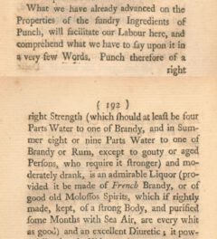 Thomas Short: Discourses on tea, sugar, milk, made-wines, spirits, punch, tobacco, &c., 1750, Seite 191-192.