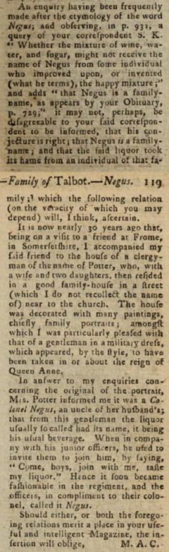 The Gentleman’s Magazine. London, 1798, page 119.