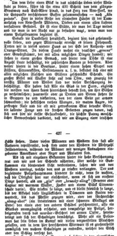 Hans Wachenhusen: Das Buch der Reisen. Erster Teil: Amerika. (1860), page 426-427.
