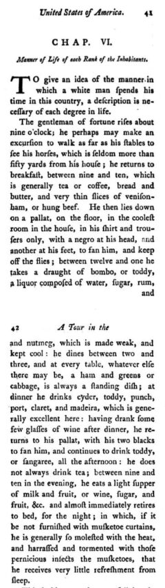 John Ferdinand Smyth: A tour in the United States of America. Lonon, 1784, page 41-42.