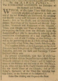 The London Chronicle. 12. July 1759, page 39.