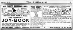 The Billboard, 10. February 1923, page 19.