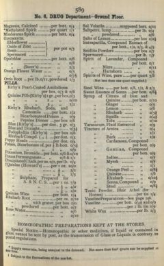 Anonymus: Army & Navy Stores General Catalogue. 1883, page 589.