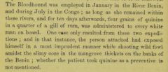 Joseph Jones: Quinine as a prophylactic against malarial fever. 1867, page 20.