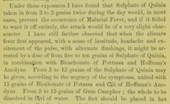 Joseph Jones: Quinine as a prophylactic against malarial fever. 1867, page 9.