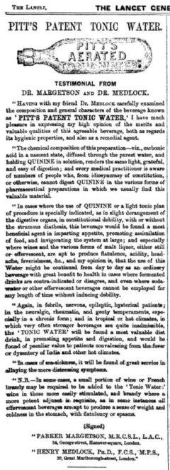 The Lancet Central Advertiser. 22. June 1861, after page 626.