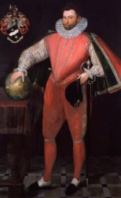 Sir Francis Drake, around 1580.
