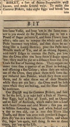 Dictionaire oeconomique or, The Family Dictionary. Volume 1. London, 1725.