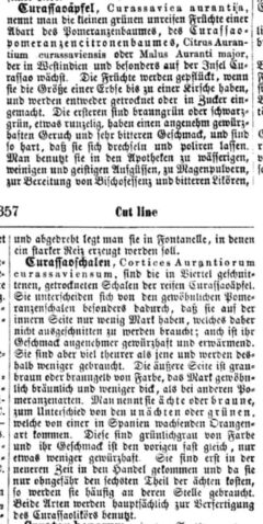 Ludwig Ford: Neuestes Universal-Lexicon der gesammten kaufmännischen Wissenschaften. 1867, page 357.