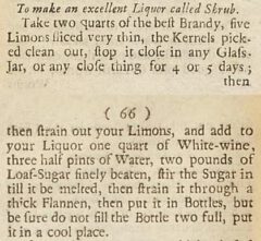 Anonymus: The Pastry-Cook’s Vade-Mecum. 1705. Page 65-66.