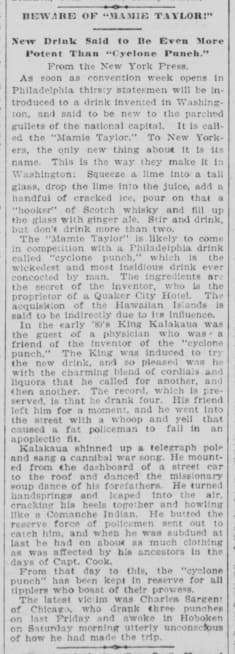 The Savannah Morning News, 17. June 1900, page 3.
