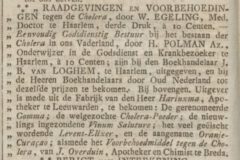 Opregte Haarlemsche Courant, 13. October 1832.