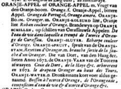 P. Marins - Compleet Nederduitsch en Fransch woordenboek. Page 689. Amsterdam & Dordrecht, 1720.