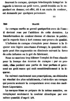P. Duplais: Traité des liqueurs. 1855, page 289-299.