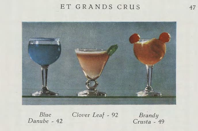 Marcel et Roger Louc: Cocktails et Grand Crus. 1953, page 47.