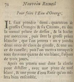 Nicolas Lemery: Nouveau recueil des plus beaux secrets de medecine. 1694, page 72.