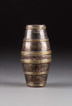 Augsburg double-barrel mug, circa 1630.