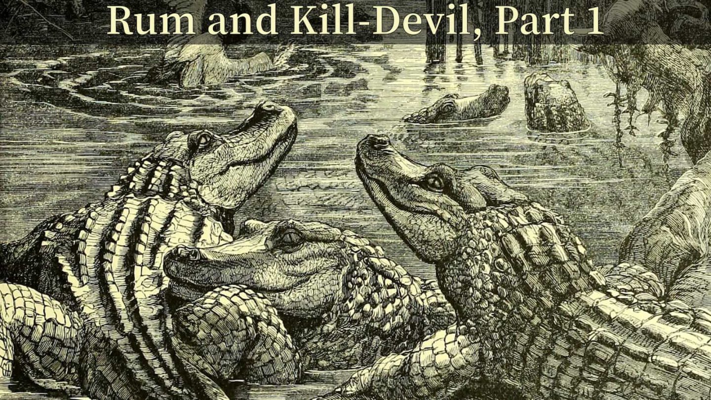 Rum and KillDevil A New Etymology. Part 1 Introduction BarVademecum