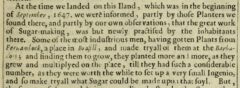 Richard Ligon: A trve & exact history of the island of Barbados. 1657, page 85.