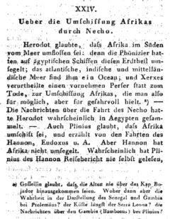 G. G. Bredow: Gossellin über die Kenntniss der Alten von der West- und Ostküste Afrikas. 1802, page 685.