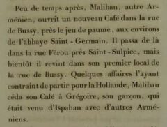 G.-E. Coubard: d'Aulnay Monographie du café. 1832, page 31.