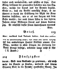 Johann Kaspar Riesbeck: Briefe eines reisenden Franzosen über Deutschland an seinen Bruder zu Paris. Zweyter Band. 1784, page 112-114.