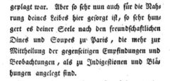 Johann Kaspar Riesbeck: Briefe eines reisenden Franzosen über Deutschland an seinen Bruder zu Paris. Erster Band. 1783 , page 277.
