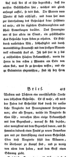 Johann Kaspar Riesbeck: Briefe eines reisenden Franzosen. Erster Band. 1783, page 402-403.