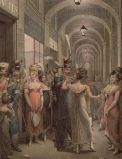 Prostitution in the Palais Royal, 1815.