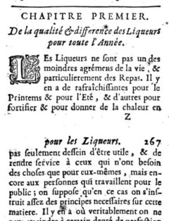 François Massialot: Nouvelle instruction pour les confitures, les liqueurs, et les fruits. 1712, page 265-266.